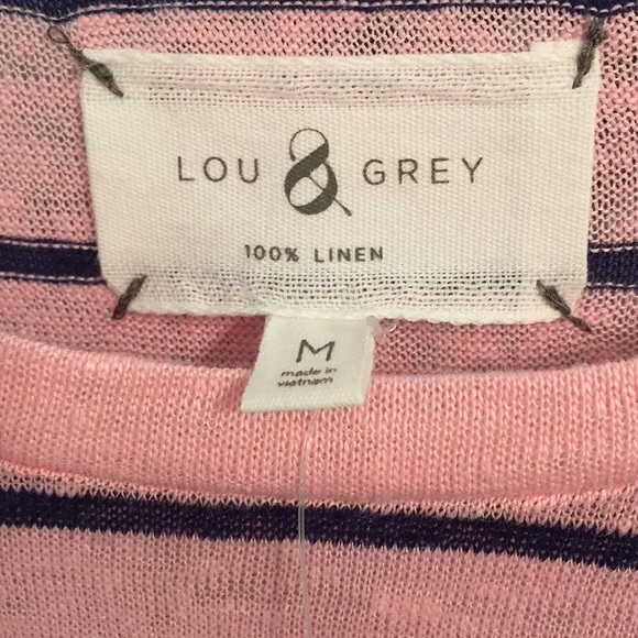 ❤️ LOVE pink and navy stripe top ❤️ - Picture 5 of 7